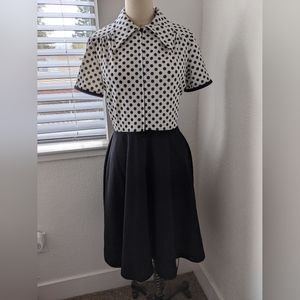 Vintage 60s Zip Front Dress